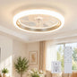 Low Profile Ceiling Light Fan with Reversible Airflow and Dimmable LED for Dining Room