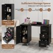 Manicure Table with 8 Metal Legs and Wrist Pad