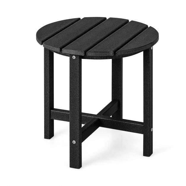 All Weather HDPE Adirondack Table Garden Round Coffee Table