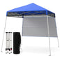 Pop up Canopy Tent with 1 Sidewall Outdoor Easy Setup Folding Gazebo Shelter