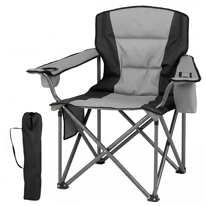 180kg Oversized Camping Chair, Portable Folding Chair with Carrying Bag