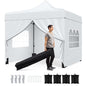 Pop up Gazebo, Outdoor Canopy Tent with 4 Removable Sidewall