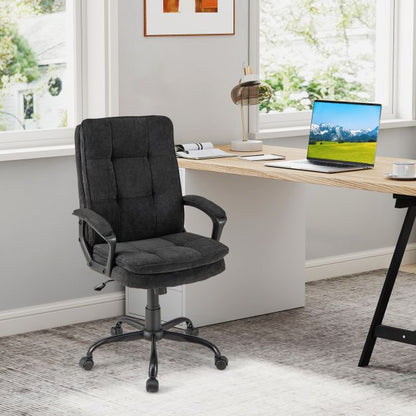 Height-adjustable Office Chair with Rocking Function and Armrest