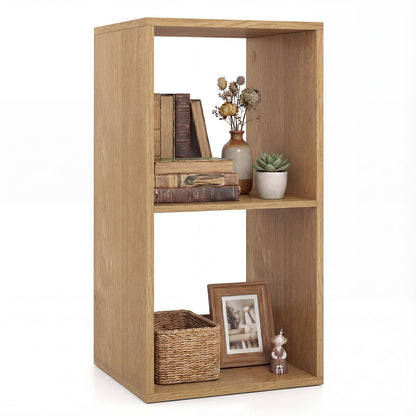 Bookshelf, Modern Vertical Bookcase with Anti-tipping Kits