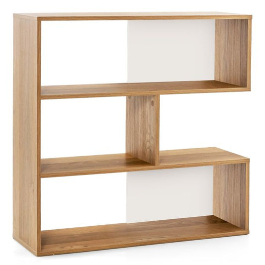 Concave/Convex Bookshelf for Living Room Bedroom Study Office