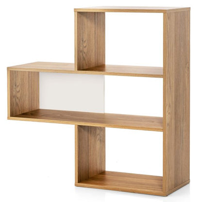 Concave/Convex Bookshelf for Living Room Bedroom Study Office