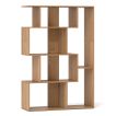 6-Cube Open-back Geometric Bookshelf with Anti-tip Kits