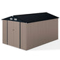 Outdoor Storage Shed Large Utility Tool House with Top Sloping Design