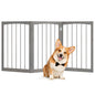 76 CM Tall Pet Gate Wooden Dog Fence 3-Panel Room Divider Barrier