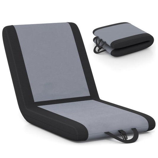 Padded Stadium Seat with Back Support and 6 Reclining Positions