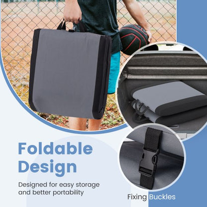 Padded Stadium Seat with Back Support and 6 Reclining Positions