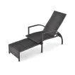 Patio Chaise Lounge with 5-Level Adjustable Backrest