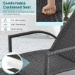 Patio Chaise Lounge with 5-Level Adjustable Backrest