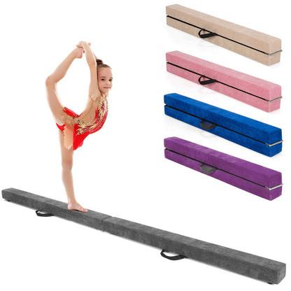Portable Folding Gymnastic Beam with Carrying Handles