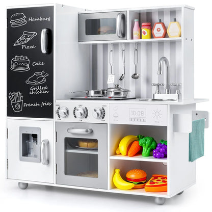 Pretend Play Kitchen for Kids with Utensils Aged 3+