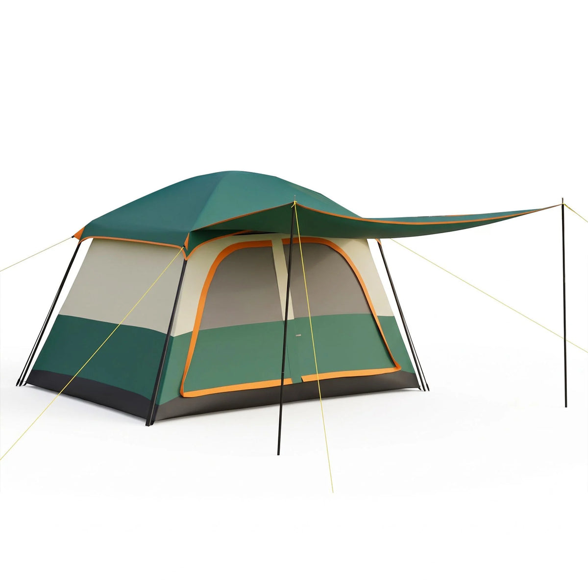 Quick Setup Portable Tent with Carrying Bag for Family Outdoor Backpacking Hiking