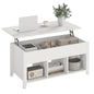 Rising Center Table with Lift Top Hidden Compartment