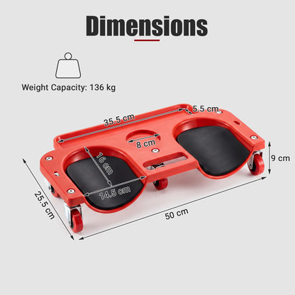 Rolling Knee Creeper with 360° Swivel Casters
