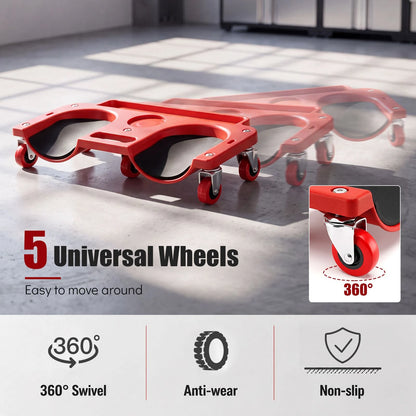 Rolling Knee Creeper with 360° Swivel Casters