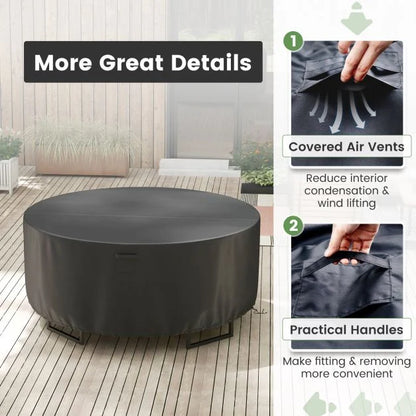 158CM Round Patio Furniture Cover