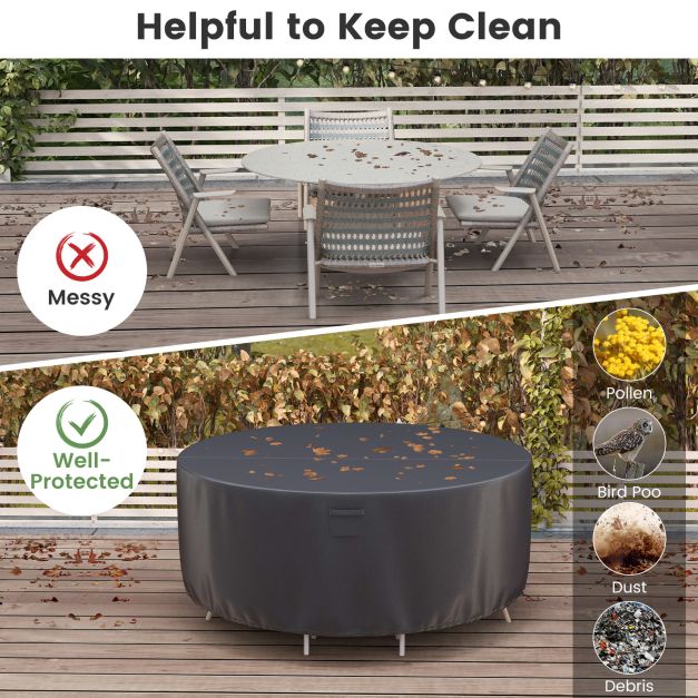 158CM Round Patio Furniture Cover