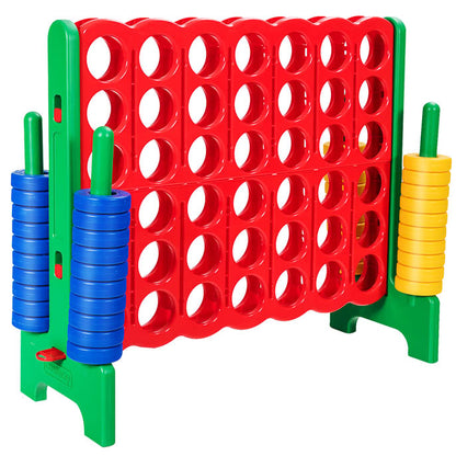 Giant Connect 4 with 42 Jumbo Rings & Quick-Release Slider
