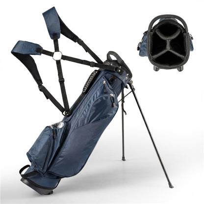 Golf Stand Bag, Lightweight Golf Cart Bags with 4 Way Dividers, Adjustable Dual Straps and 4 Pockets, Easy Carry