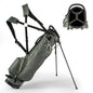 Golf Stand Bag, Lightweight Golf Cart Bags with 4 Way Dividers, Adjustable Dual Straps and 4 Pockets, Easy Carry