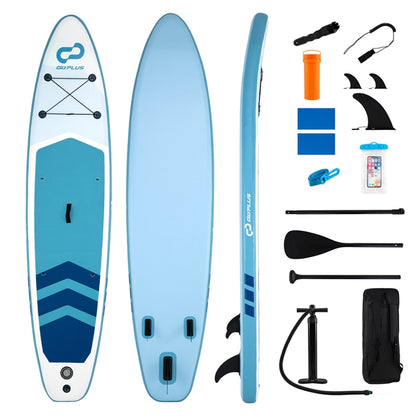 Inflatable Stand Up Paddle Board, 6" Thick SUP with Adjustable Aluminium Paddle
