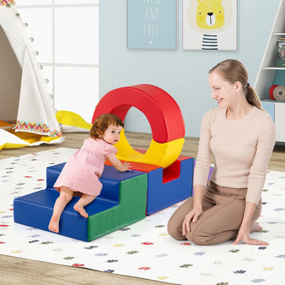 5 Pieces Soft Play Climb and Crawl Playset for 12 Month+ Toddlers