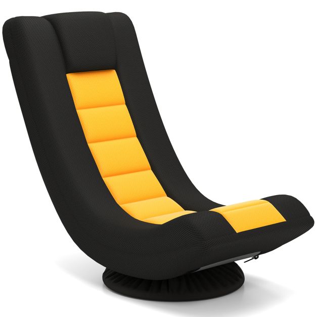 360° Swivel Gaming Chair 4 Position Adjustable Folding Floor Sofa