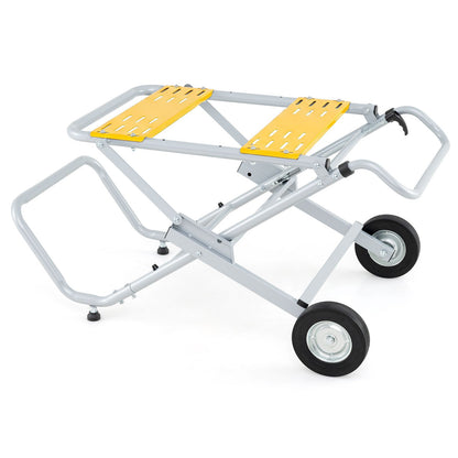 Rolling Foldable Heavy Duty Metal Base with 20cm Rubber Wheels