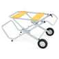 Rolling Foldable Heavy Duty Metal Base with 20cm Rubber Wheels