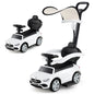 3-in-1 Ride on Push Car with Adjustable Canopy and Steering Push Bar