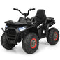 12V Kids Electric Ride on Car Toy with LED Lights, Music and 2 Speeds