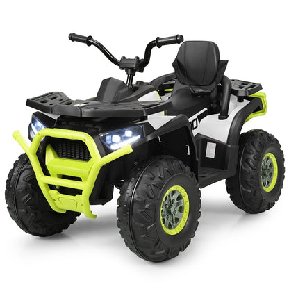 12V Kids Electric Ride on Car Toy with LED Lights, Music and 2 Speeds