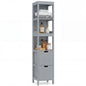 Tall Bath Storage Unit with 2 Deep Box Drawers