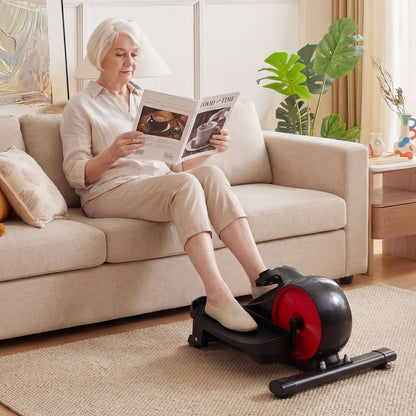 Under Desk Elliptical Pedal Exerciser Adjustable Magnetic Resistance