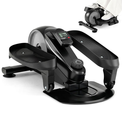 Under Desk Elliptical Pedal Exerciser Adjustable Magnetic Resistance