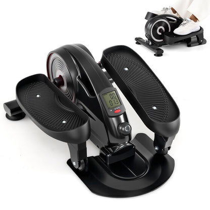 Under Desk Elliptical Pedal Exerciser Adjustable Magnetic Resistance and Whisper Quiet