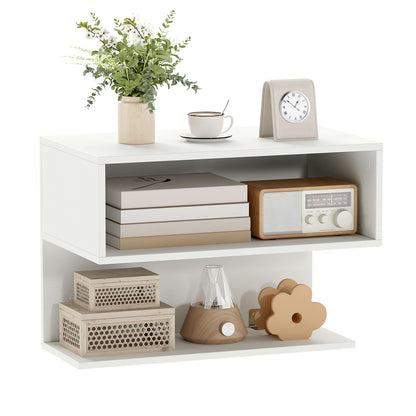 Floating Bedside Table, Wall Mounted Nightstand