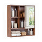Wall Mounted Storage Organizer with Mirror for Bathroom