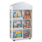 Wooden Kids Bookshelf and Toy Storage with Multiple Compartments