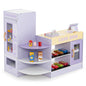 Kids Wooden Grocery Store Supermarket Play Toy Set