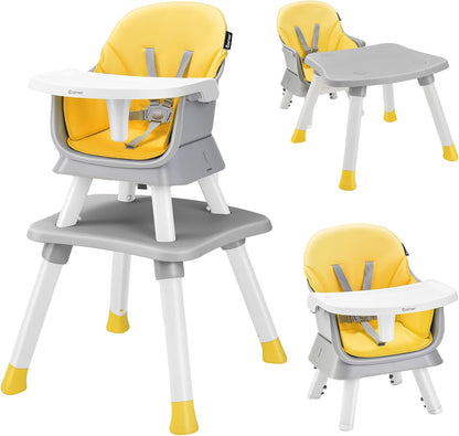 6 in 1 Convertible High Chairs for Babies and Toddlers