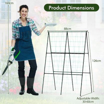 A-Frame Outdoor Trellis for Climbing Plants Garden Trellis