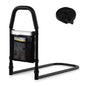 Bed Rails with Motion Sensor Light and Storage Pocket for Elderly Adults