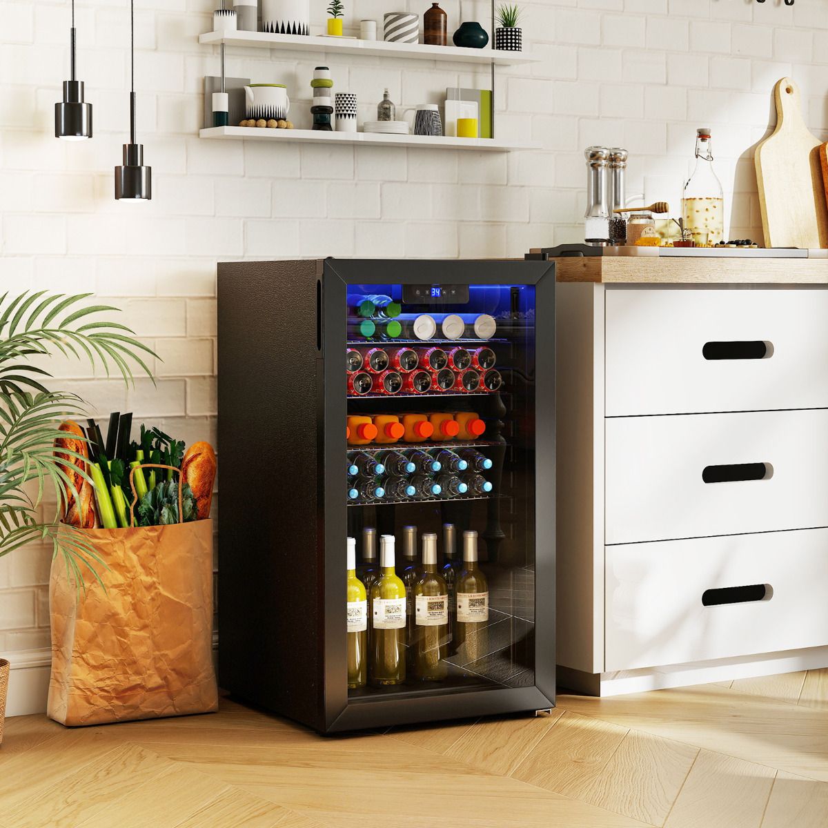 78 L Mini Beverage Refrigerator Cooler