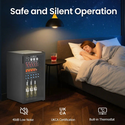 78 L Mini Beverage Refrigerator Cooler