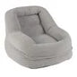 Boneless Floor Single Sofa Chair with Soft Stripe Corduroy Cover